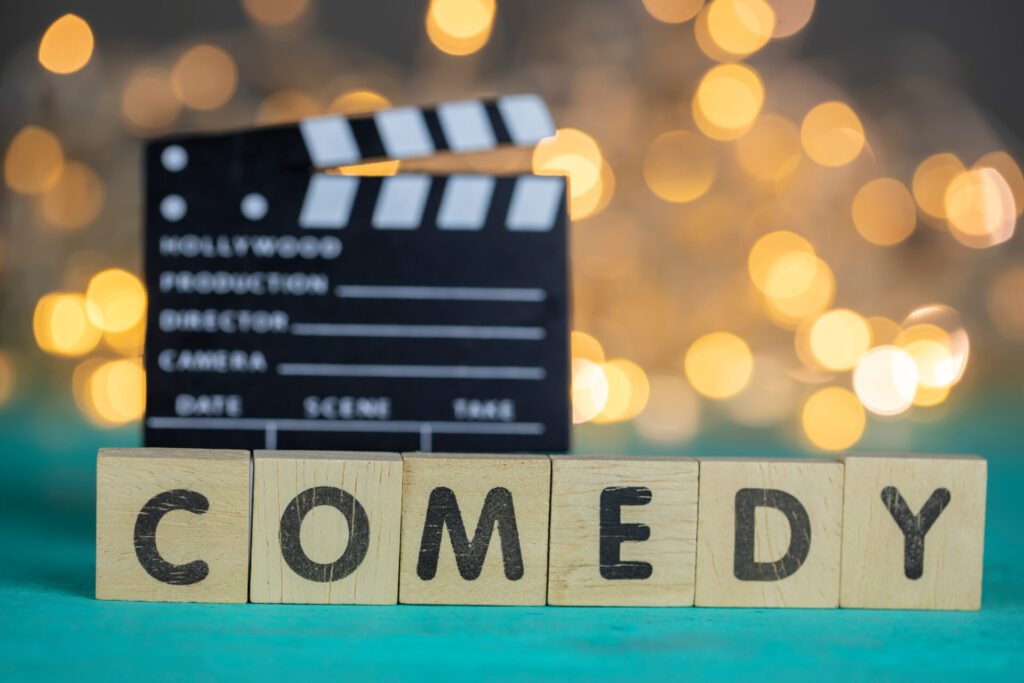 Comedy Movie Concept, Clapperboard